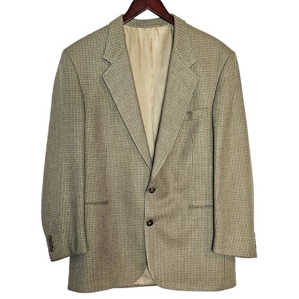 Vintage Ferrini Lanificio di Pray 40R Wool Silk Blend Men's Blazer